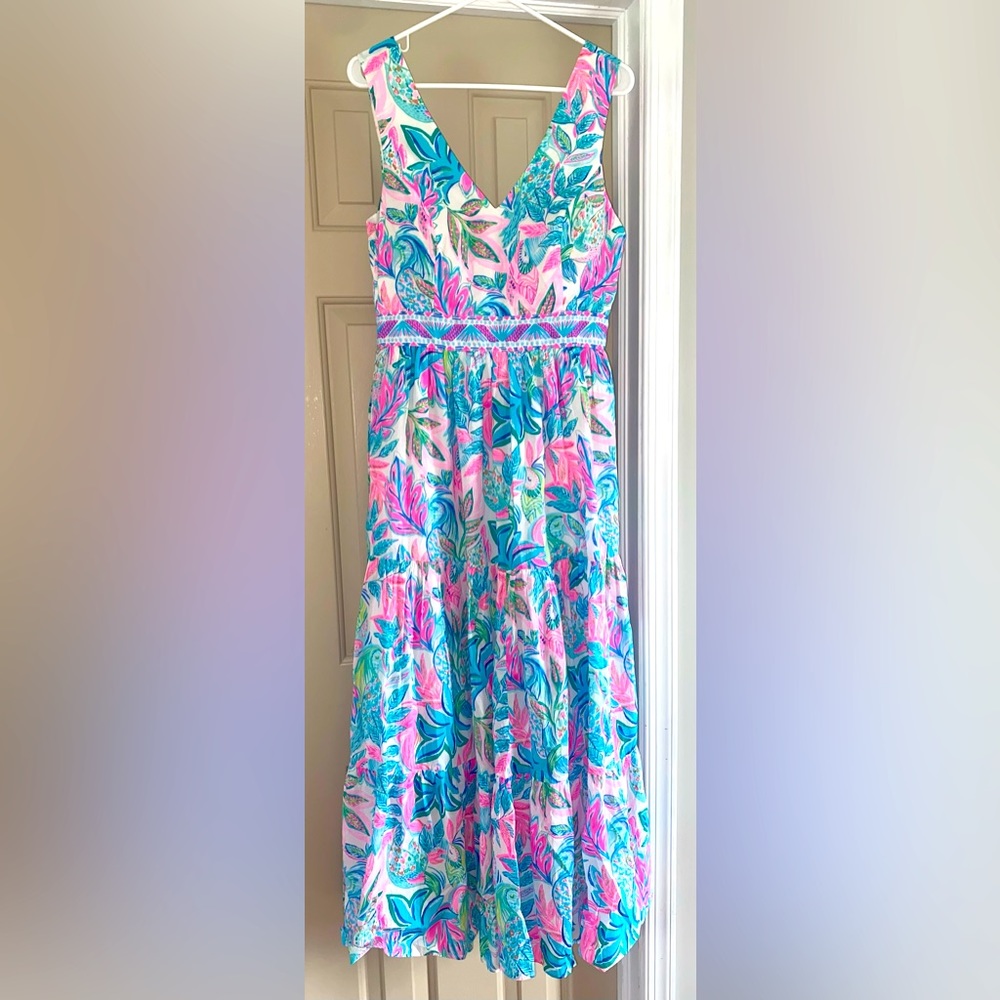 Lilly Pulitzer Charleen maxi dress, size 8